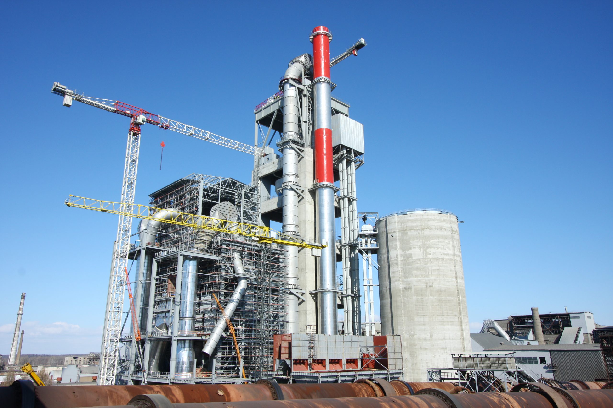 Installation of a dry clinker production line in Akmenė