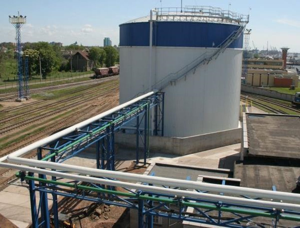 Liquid fertilizer terminal in Klaipėda